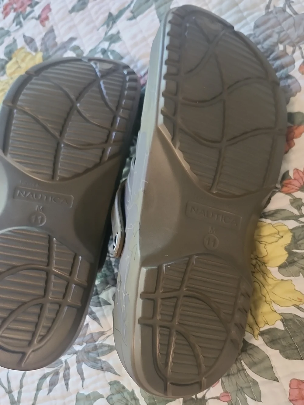 NEW Nautica River Edge Camouflage Slip on Water Clog Shoes Men 11